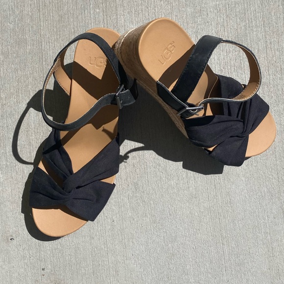 Ugg Women’s Joslyn cork Espadrille wedge sandals - Picture 4 of 4